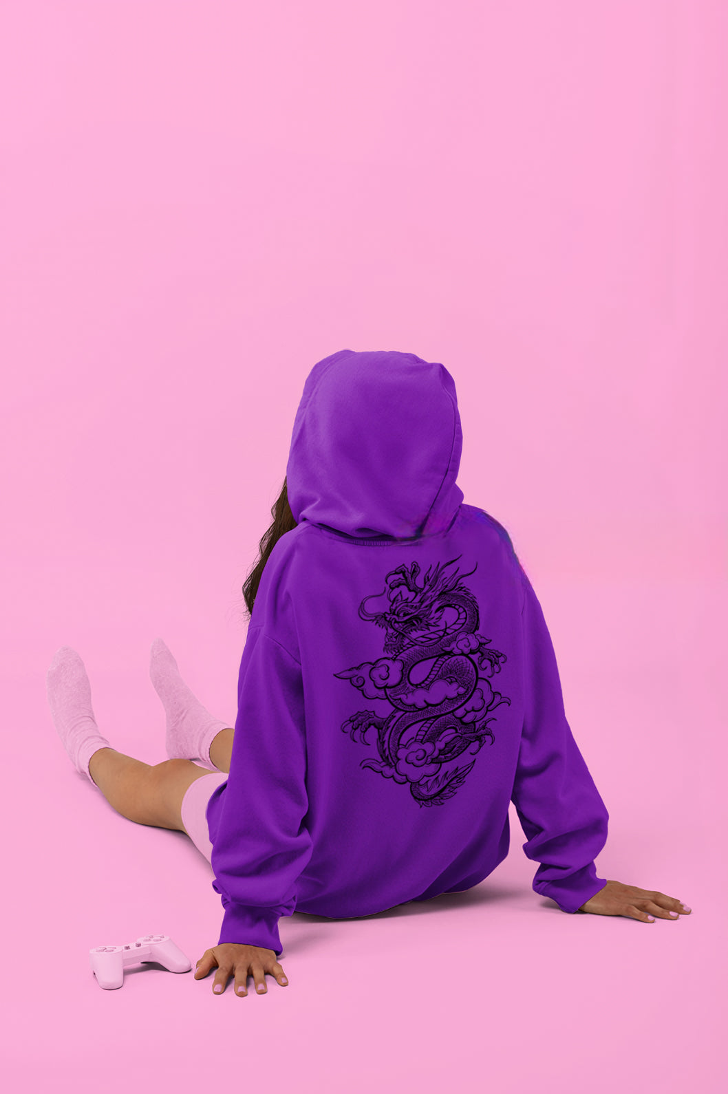 Angry Dragon Baskılı 3 iplik kalın kışlık Özel Tasarım Sweatshirt Hoodie