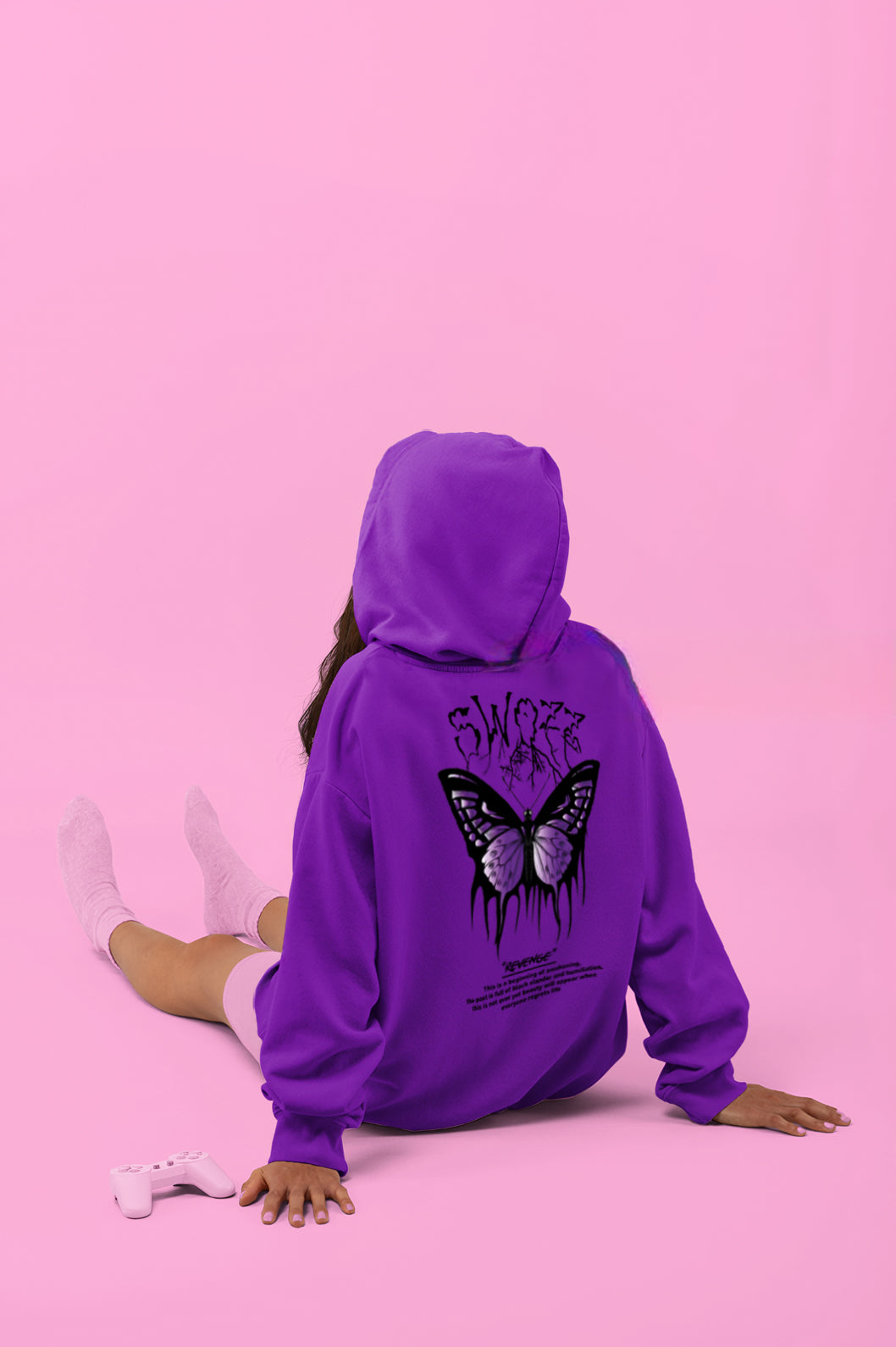 İntikam Kelebeği Özel tasarım Premium Unisex Oversize Sweatshirt Hoodie