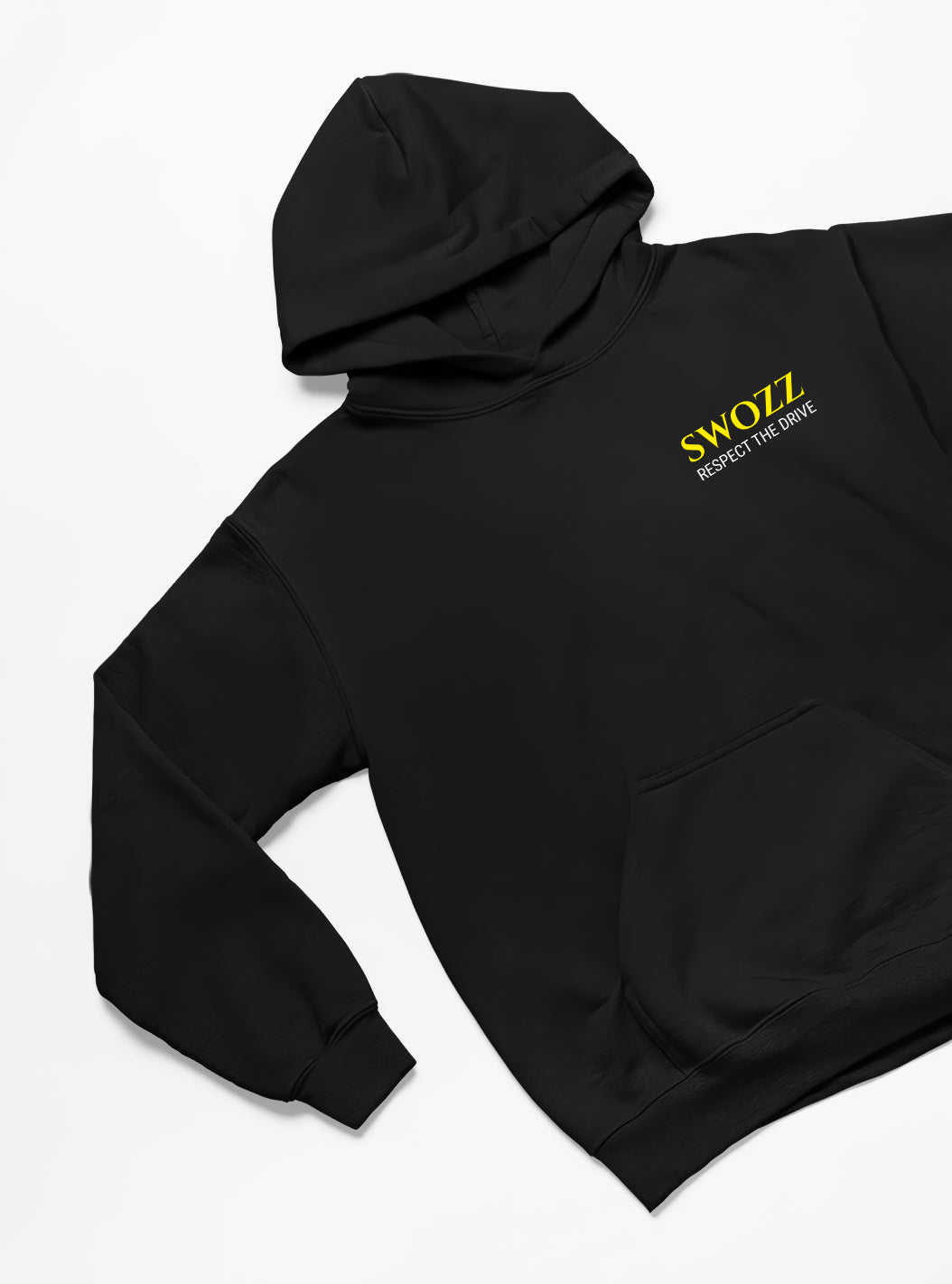 Respect the Drive Hoodie – Speed Spirit Koleksiyonu, Unisex Oversize Kapüşonlu Sweatshirt, 3 İplik Şardonlu