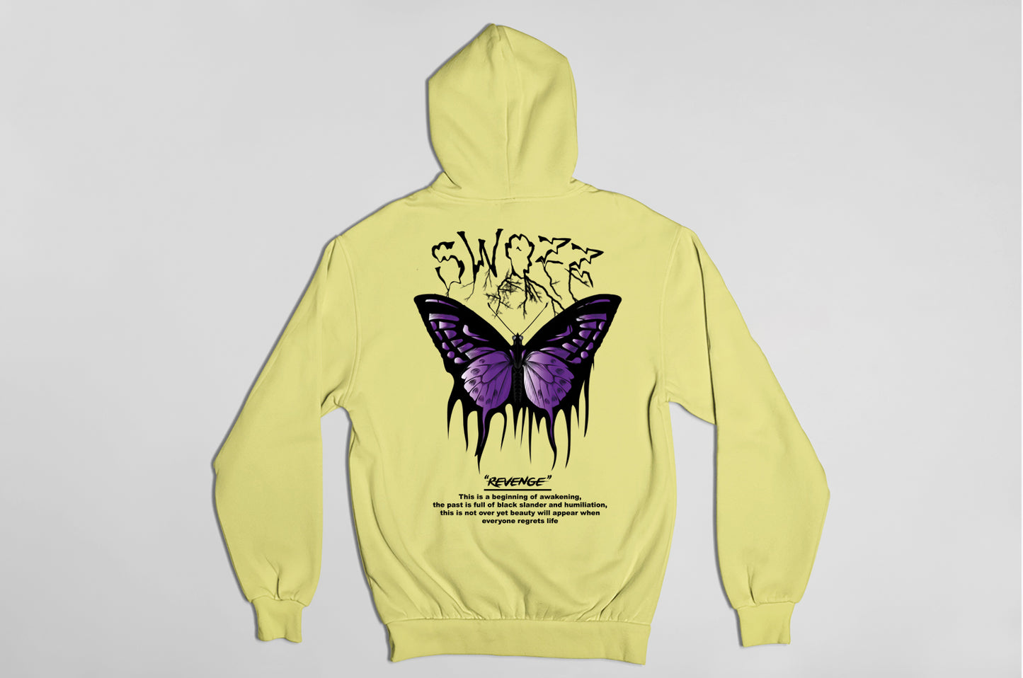 İntikam Kelebeği Özel tasarım Premium Unisex Oversize Sweatshirt Hoodie