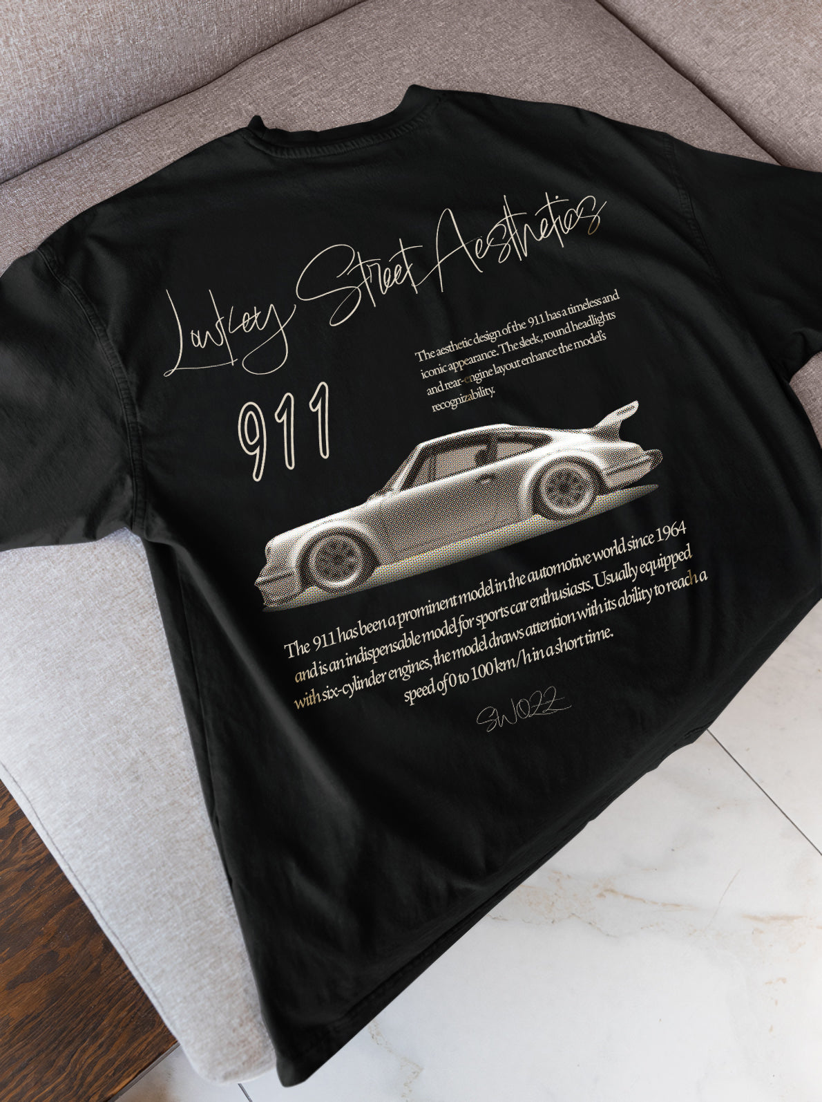 Porsche 911 Özel Tasarım Unisex Regular Porsche 911 Özel Tasarım T-shirt