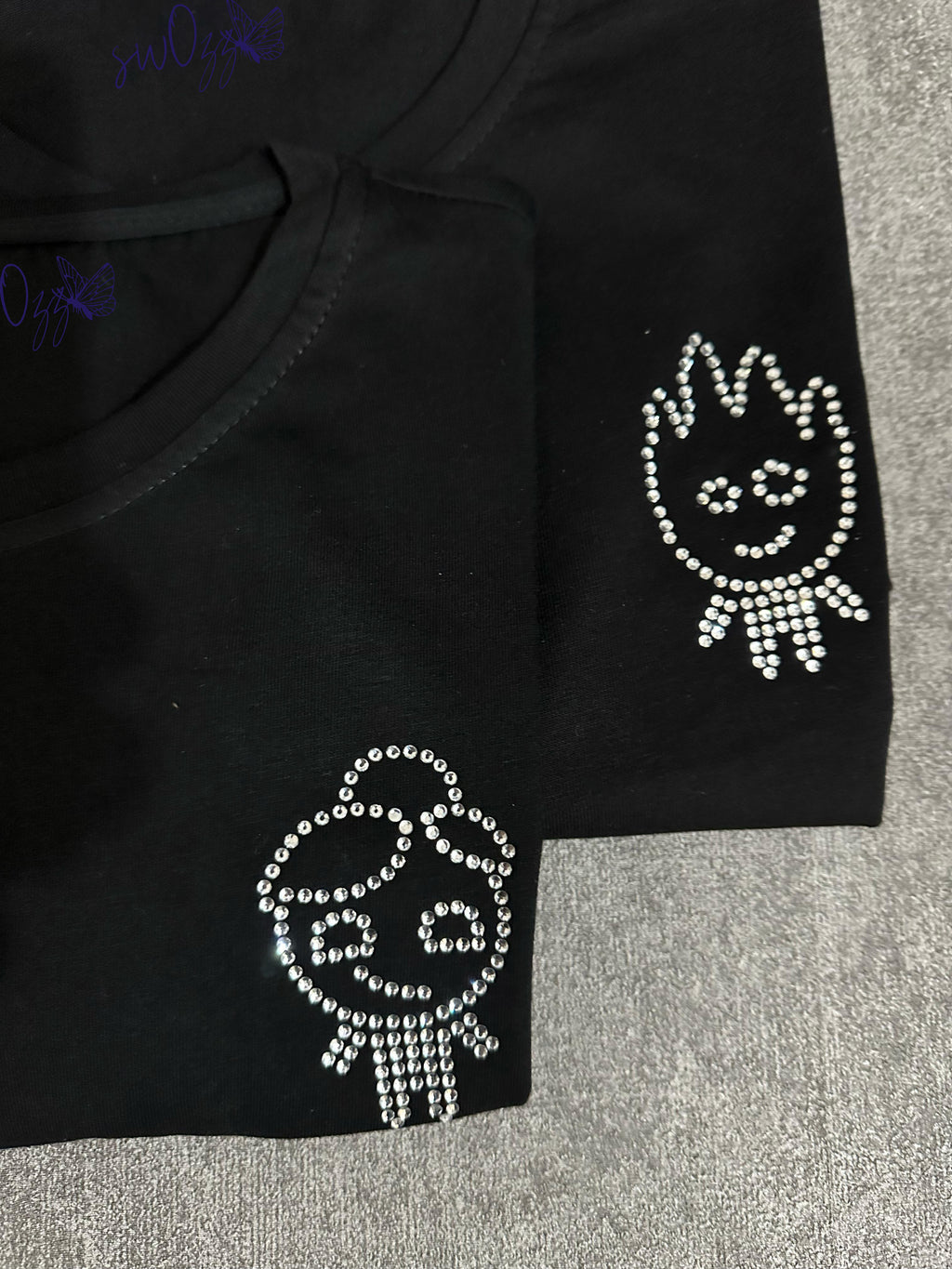 Ateş ve Su Taş Baskılı Tshirt Sevgili Kombini Çift Tshirt