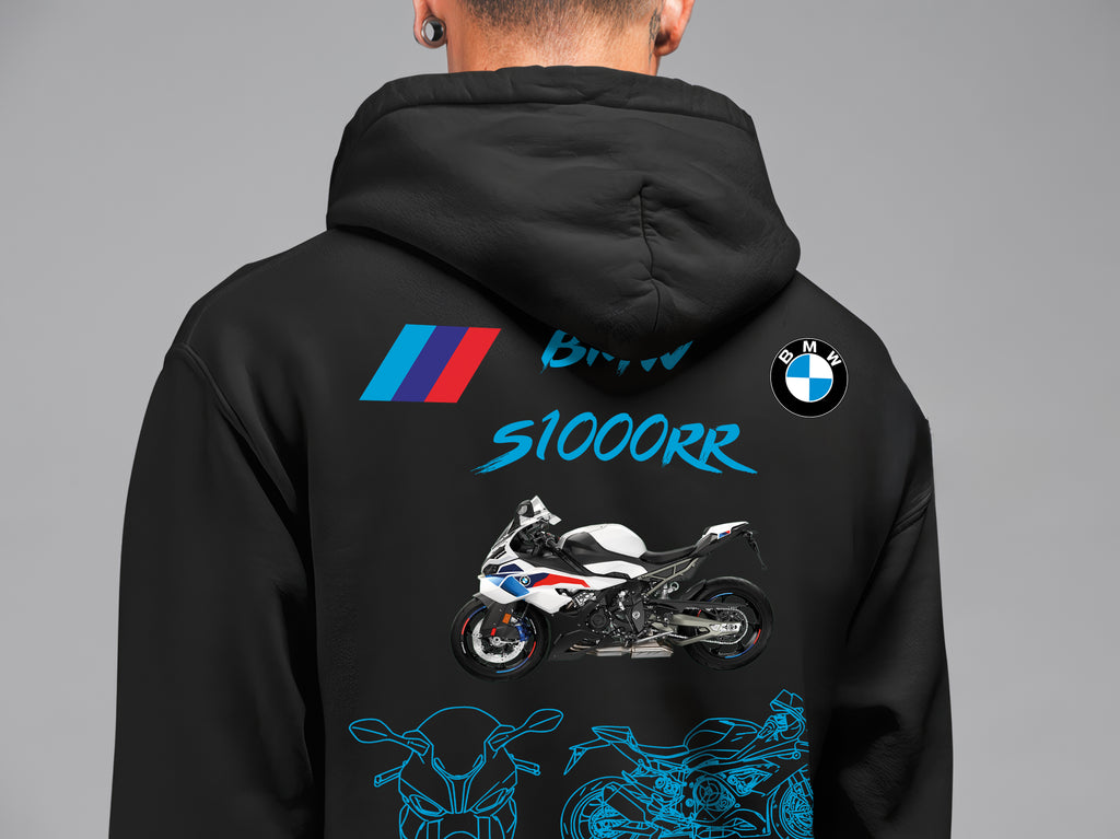 BMW S1000RR Hoodie – Unleash the Beast, Limited Edition, Unisex Oversize Kapüşonlu Sweatshirt, 3 İplik Şardonlu