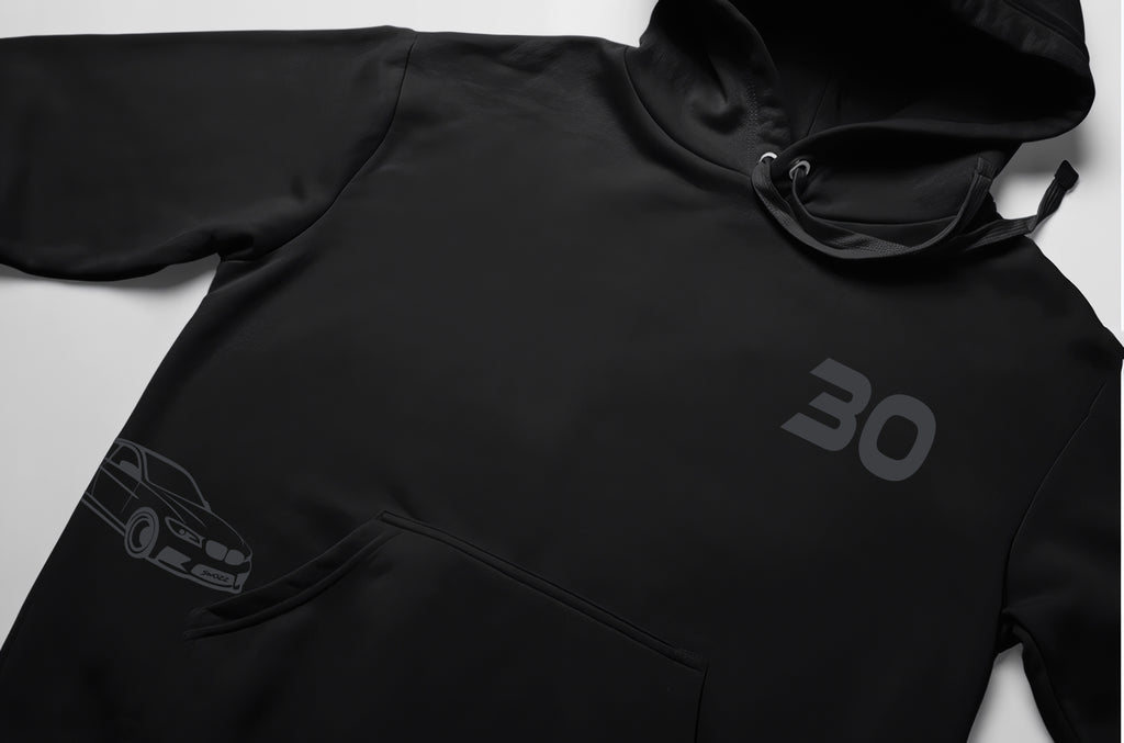 BMW F30 Hoodie – Unisex Oversize Kapüşonlu Sweatshirt, Kanguru Cepli, 3 İplik Şardonlu