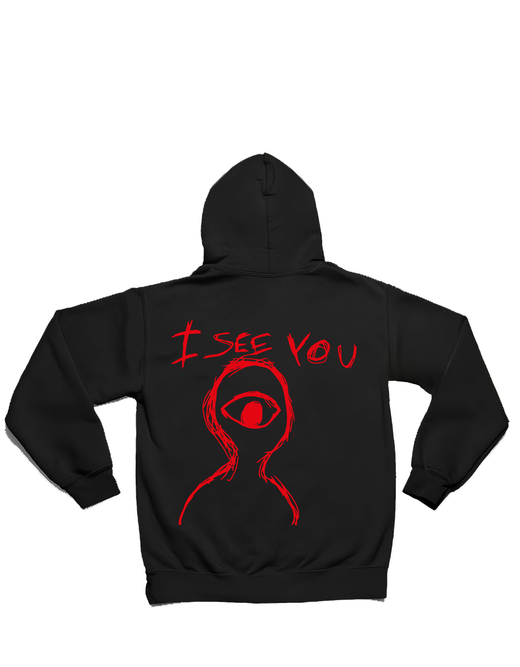 I See You Hoodie 3 Ip Kalın Kumaş Unisex Sweatshirt Hoodie