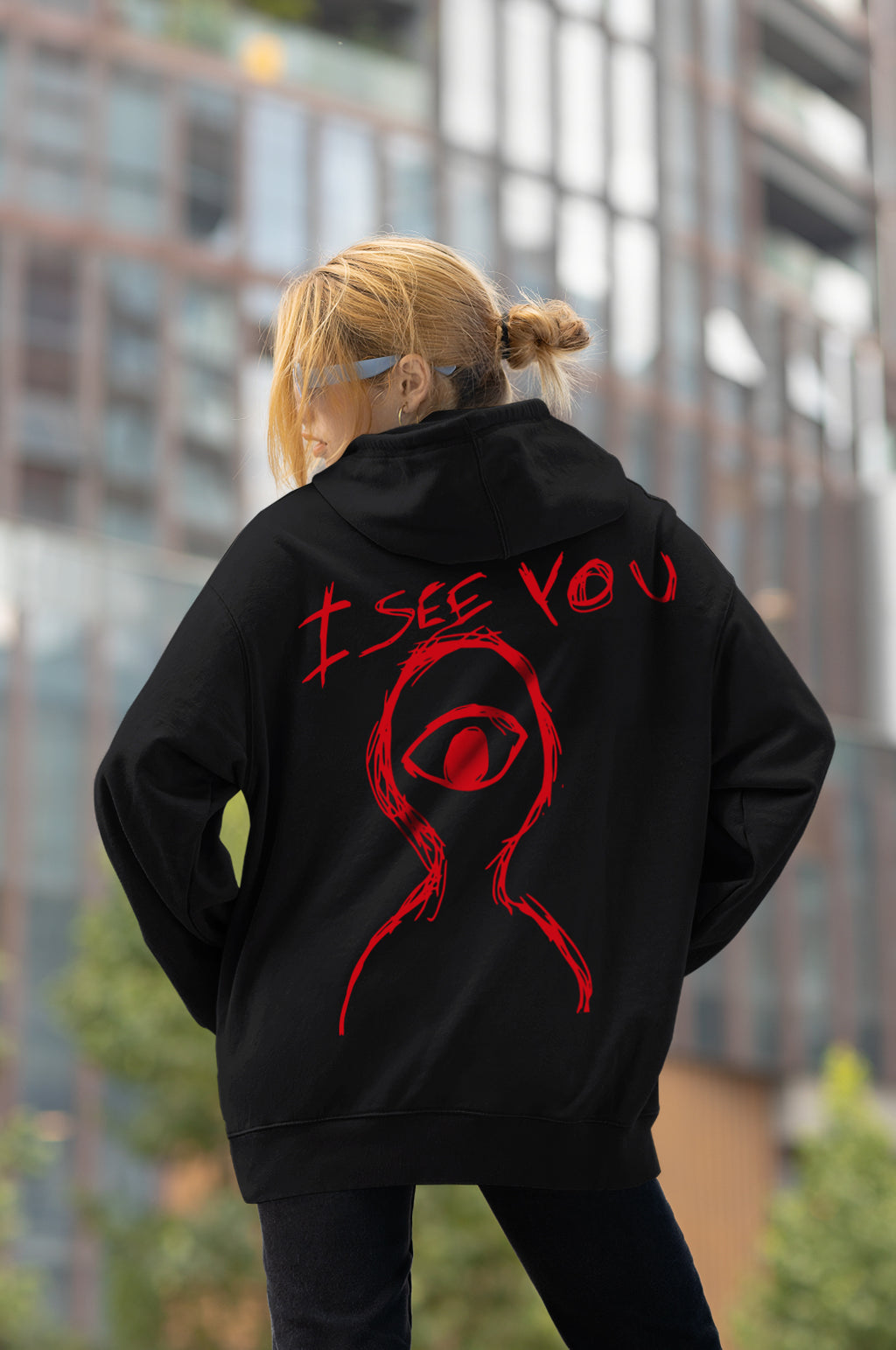 I See You Hoodie 3 Ip Kalın Kumaş Unisex Sweatshirt Hoodie