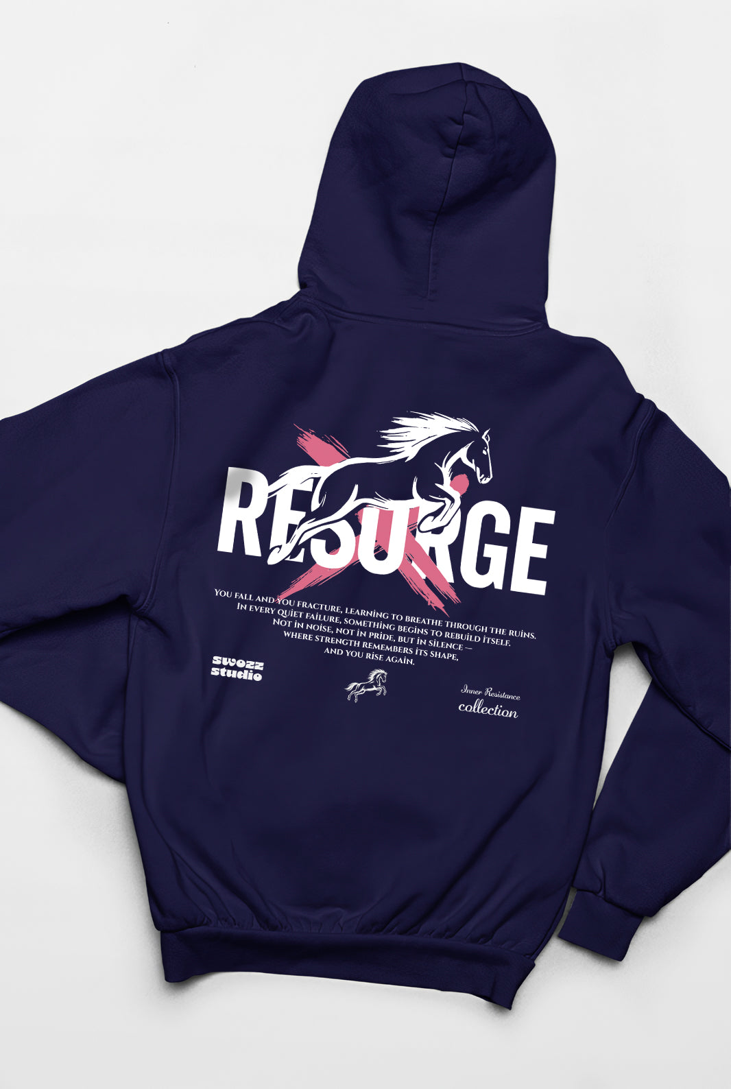Resurge – Yeniden Doğuş Kapüşonlu Sweatshirt (Unisex · 3 İplik Şardonlu)