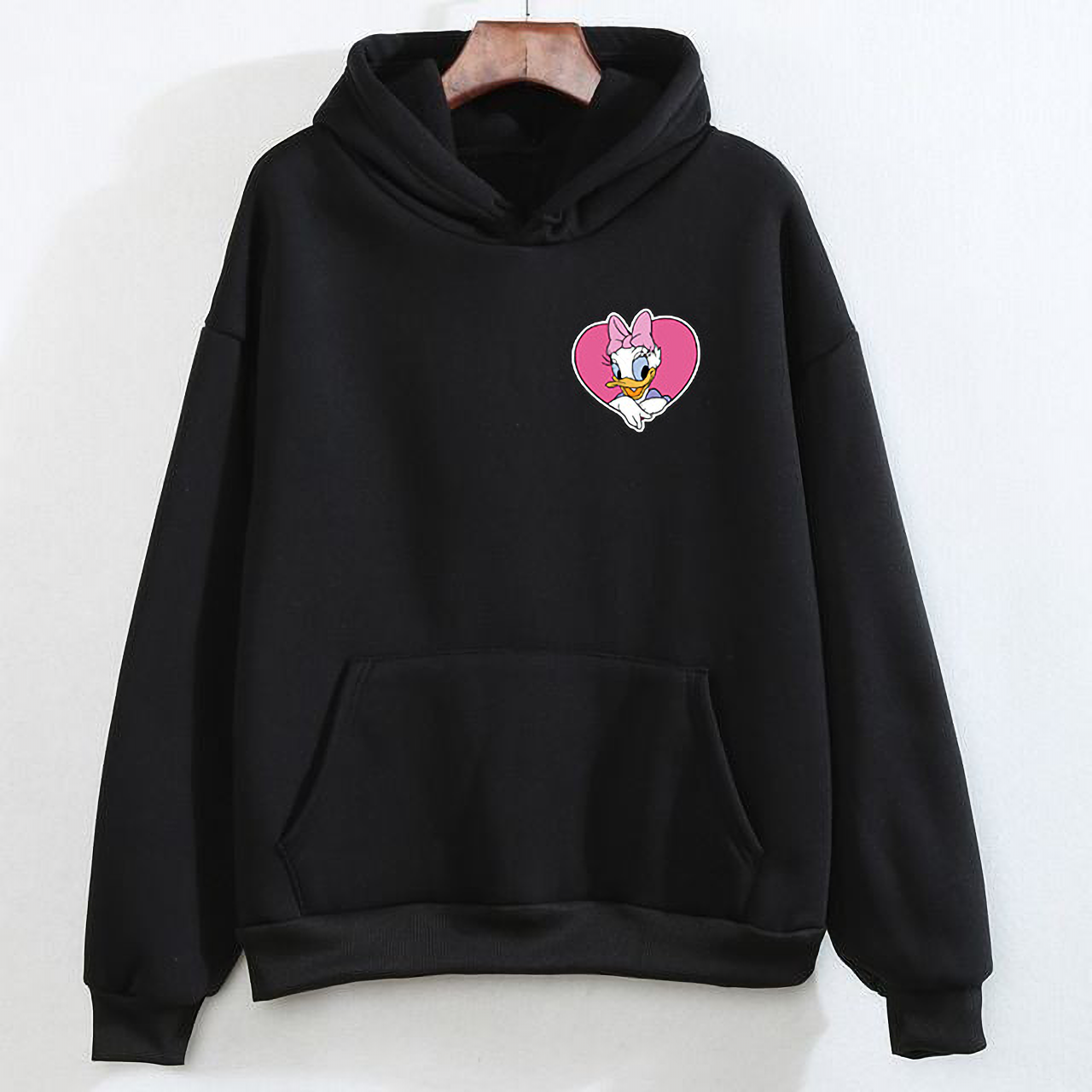 Duck Baskılı Sevgili Kombini Sweatshirt 2 Adet