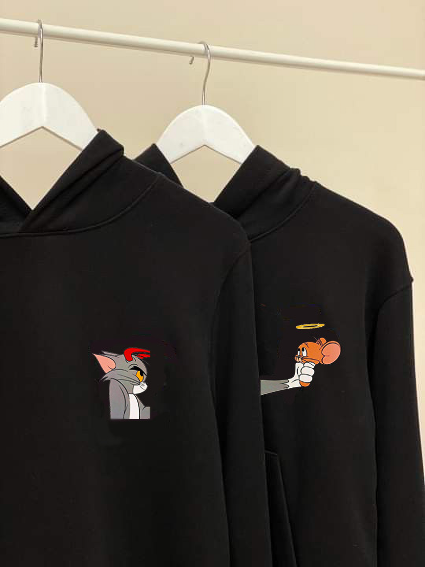 Tom Ve Jerry Çift Sweatshirti 2 Adet
