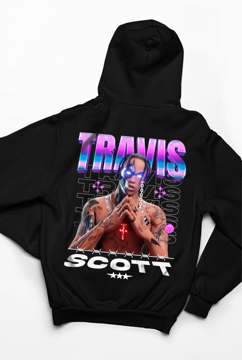 Travis Scott Baskılı Unisex Premium Oversize Sweatshirt cactus jack