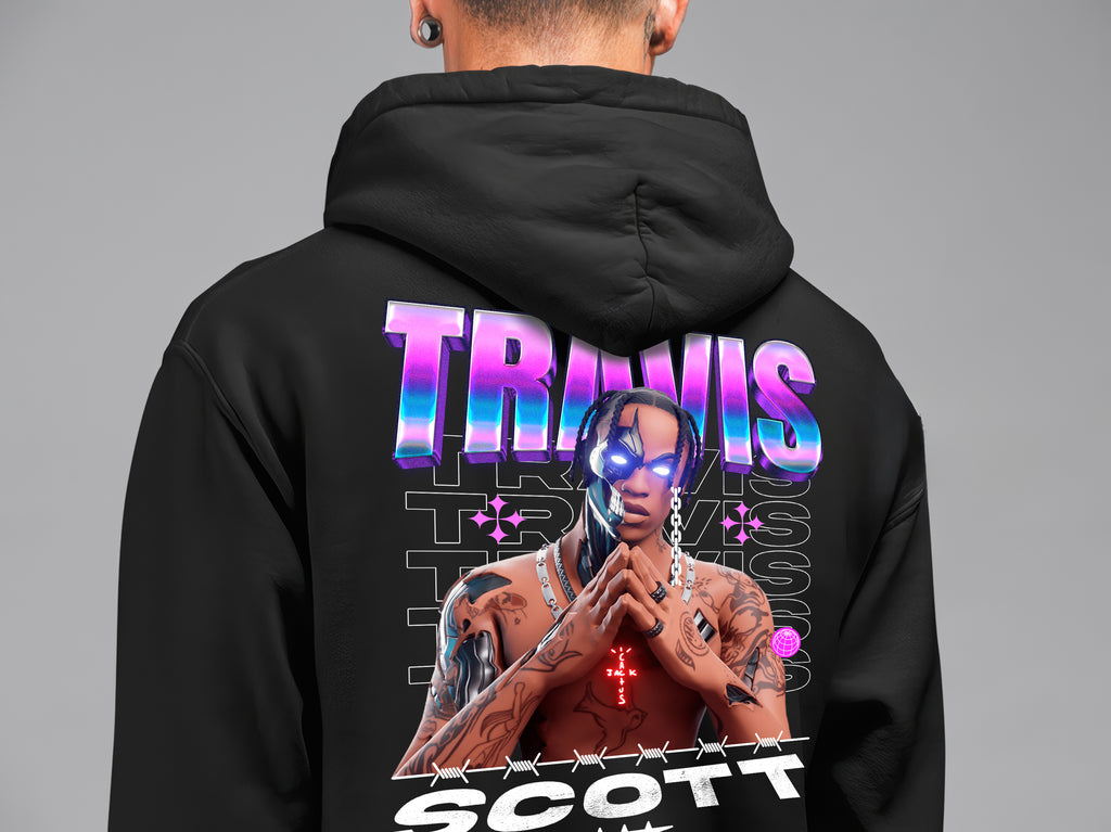 Travis Scott Baskılı Unisex Premium Oversize Sweatshirt cactus jack