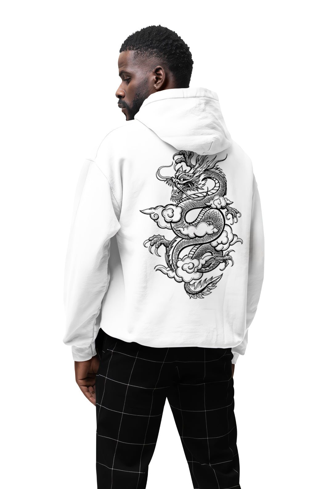 Angry Dragon Baskılı 3 iplik kalın kışlık Özel Tasarım Sweatshirt Hoodie