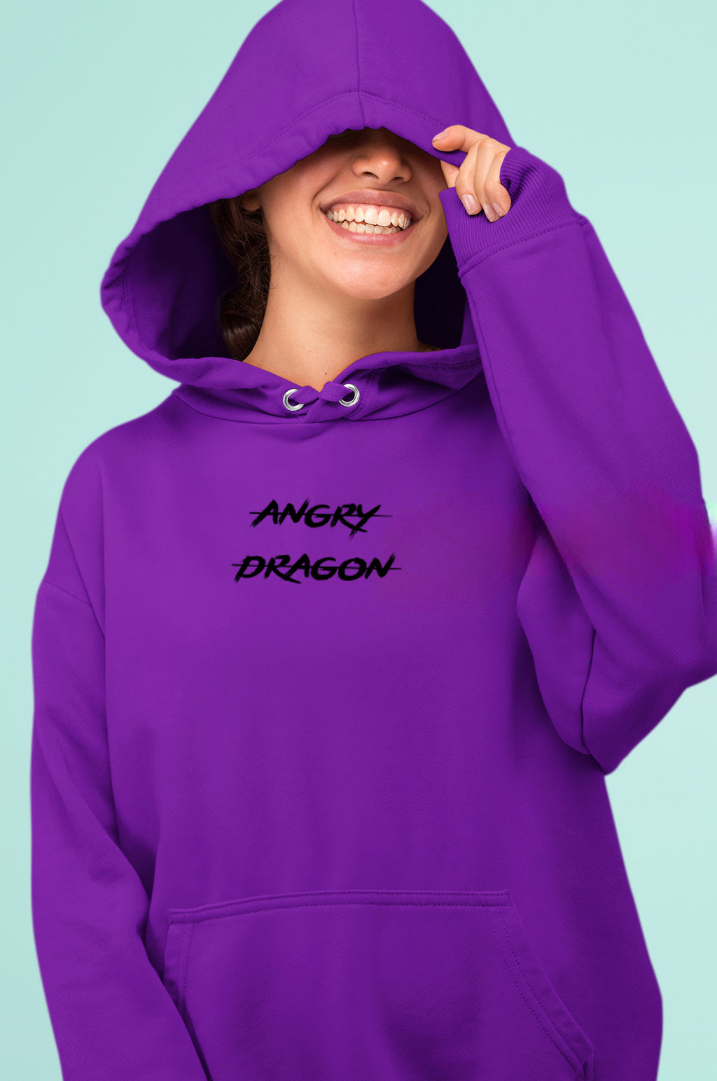 Angry Dragon Baskılı 3 iplik kalın kışlık Özel Tasarım Sweatshirt Hoodie