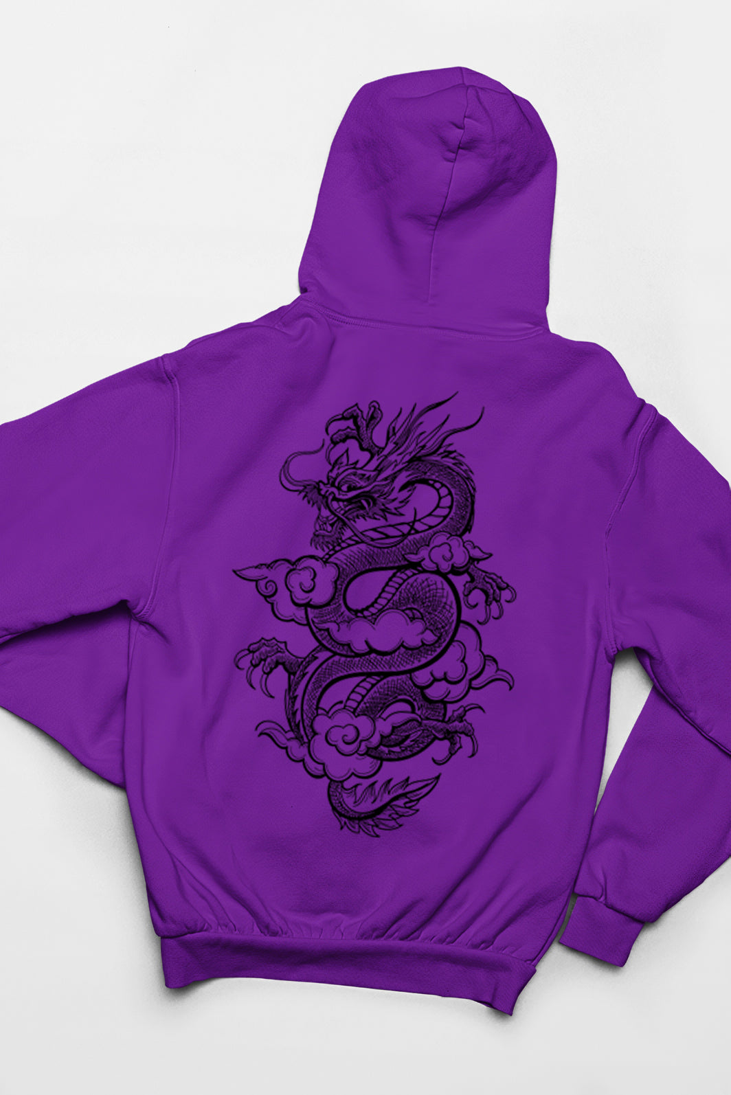Angry Dragon Baskılı 3 iplik kalın kışlık Özel Tasarım Sweatshirt Hoodie