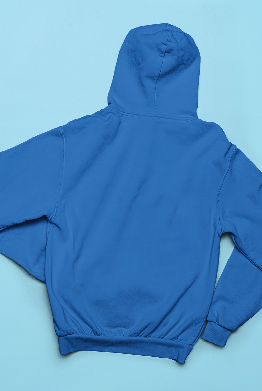 Bebe Mavisi Basic Regular Fit Hoodie – Unisex, Premium 3 İplik Şardonlu Kapüşonlu Sweatshirt