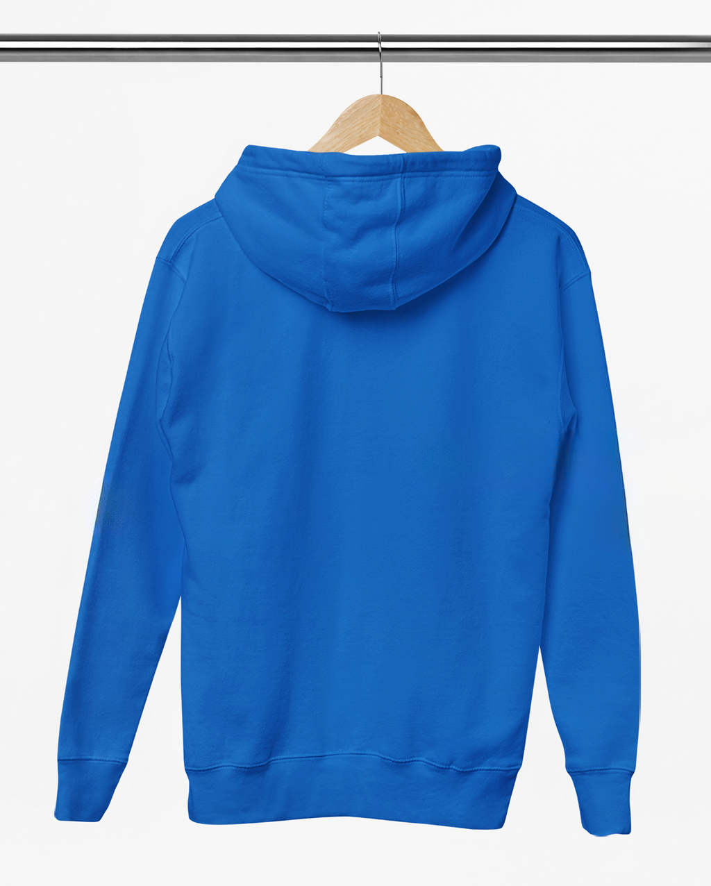 Bebe Mavisi Basic Regular Fit Hoodie – Unisex, Premium 3 İplik Şardonlu Kapüşonlu Sweatshirt