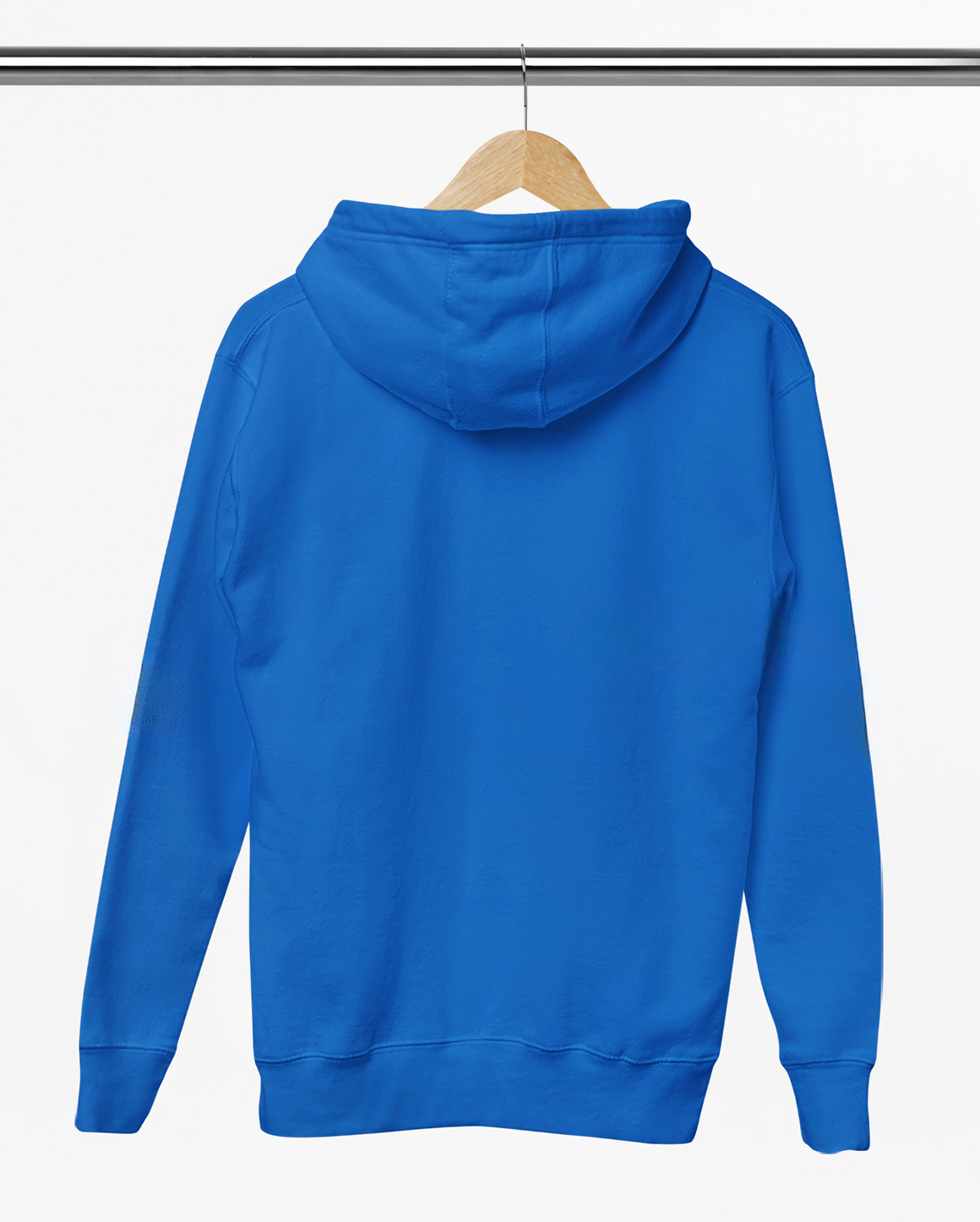 Bebe Mavisi Basic Regular Fit Hoodie – Unisex, Premium 3 İplik Şardonlu Kapüşonlu Sweatshirt