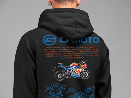 FMOTO 250SR Hoodie – Ride Bold, Limited Edition, Unisex Oversize Kapüşonlu Sweatshirt, 3 İplik Şardonlu