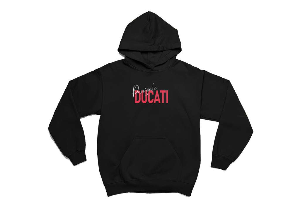 Ducati Panigale Hoodie – Limited Edition, Unisex Oversize Kapüşonlu Sweatshirt, Kanguru Cepli, 3 İplik Şardonlu