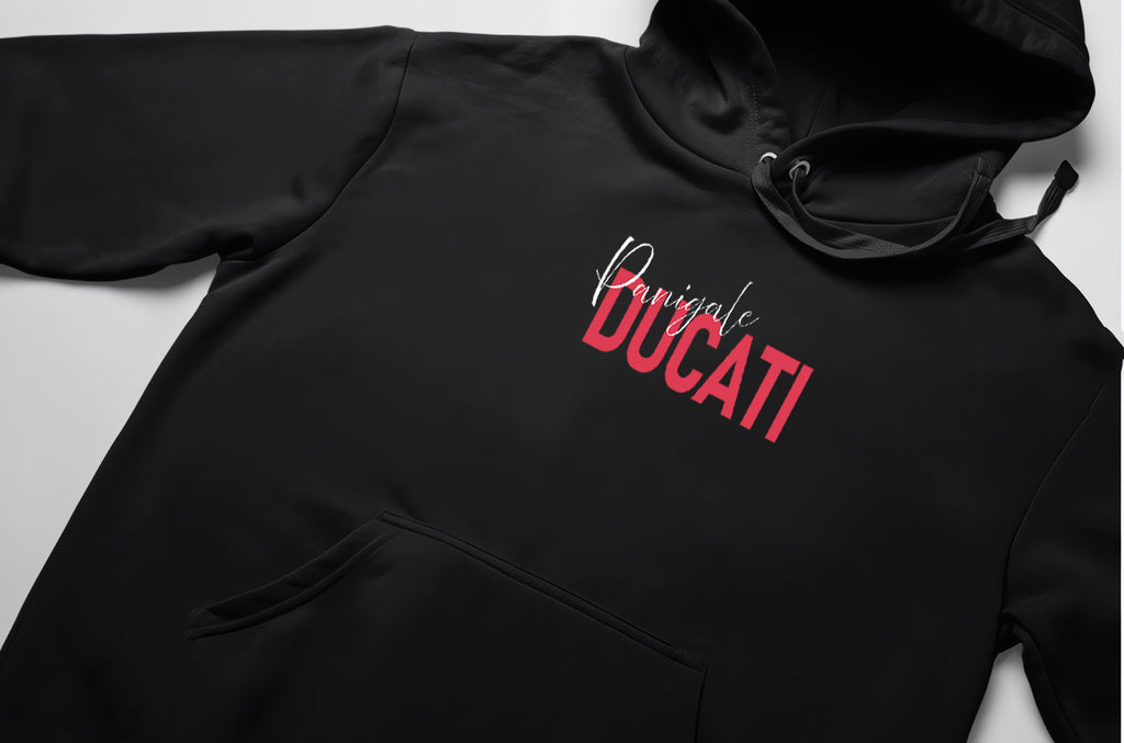 Ducati Panigale Hoodie – Limited Edition, Unisex Oversize Kapüşonlu Sweatshirt, Kanguru Cepli, 3 İplik Şardonlu