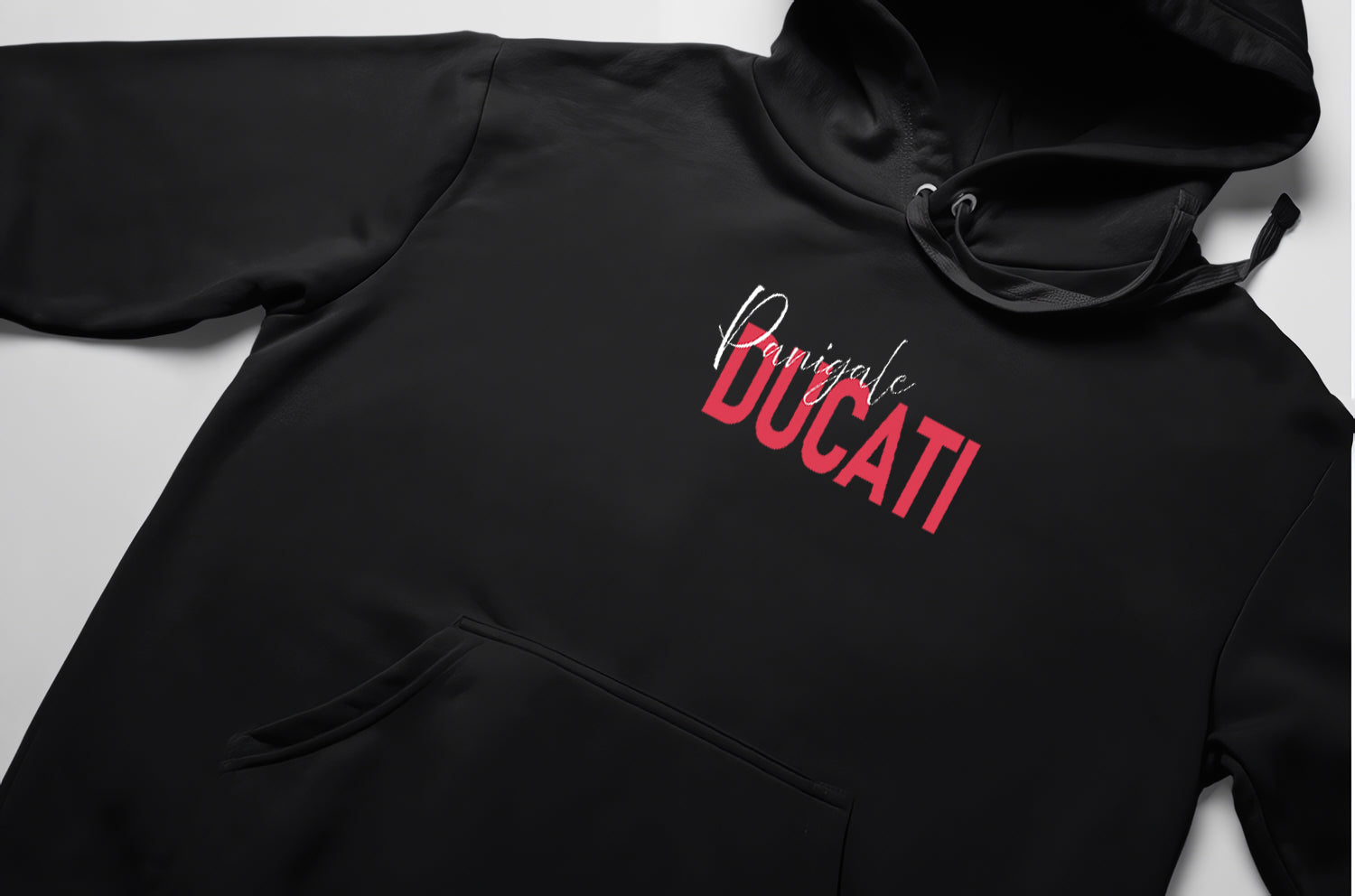 Ducati Panigale Hoodie – Limited Edition, Unisex Oversize Kapüşonlu Sweatshirt, Kanguru Cepli, 3 İplik Şardonlu