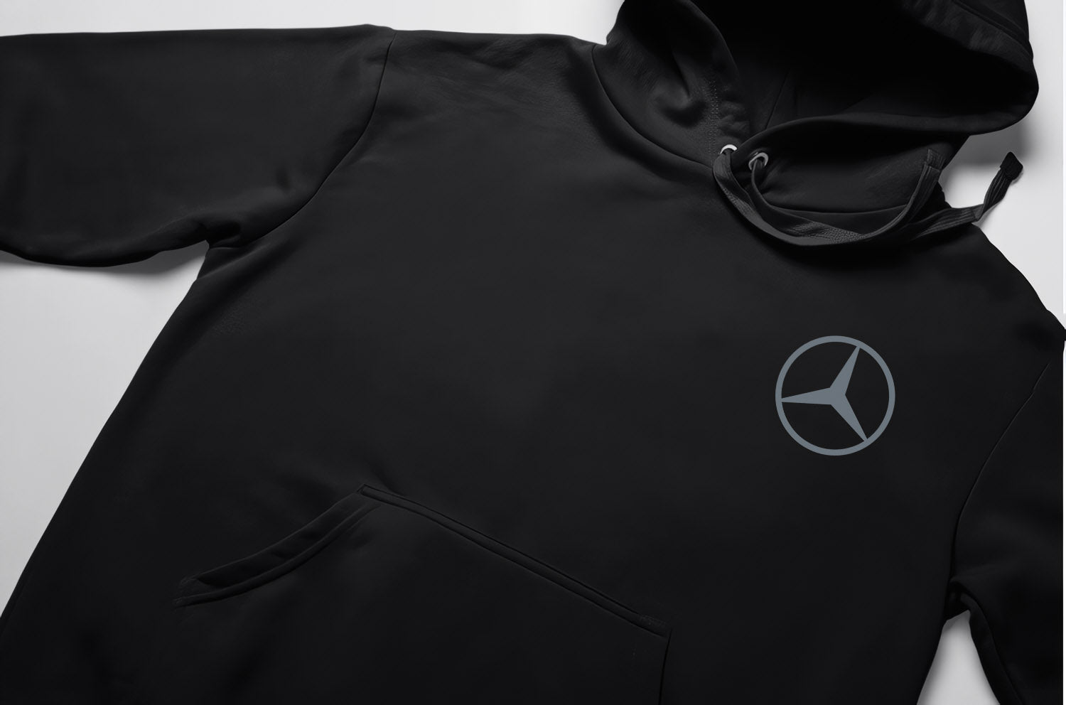 Mercedes-Benz E200 Hoodie – Limited Edition, Unisex Oversize Kapüşonlu Sweatshirt, Kanguru Cepli, 3 İplik Şardonlu