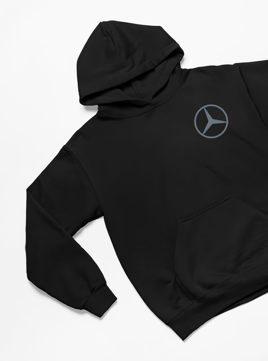 Mercedes-Benz E200 Hoodie – Limited Edition, Unisex Oversize Kapüşonlu Sweatshirt, Kanguru Cepli, 3 İplik Şardonlu