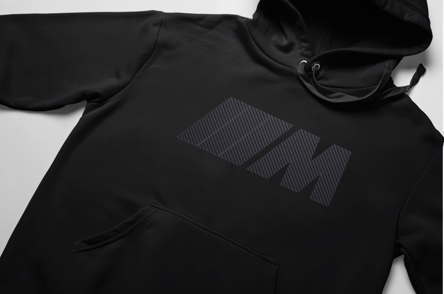 BMW E30 ön ve sırt baskılı Siyah 3 Ip Kalın Kumaş Unisex Sweatshirt Hoodie