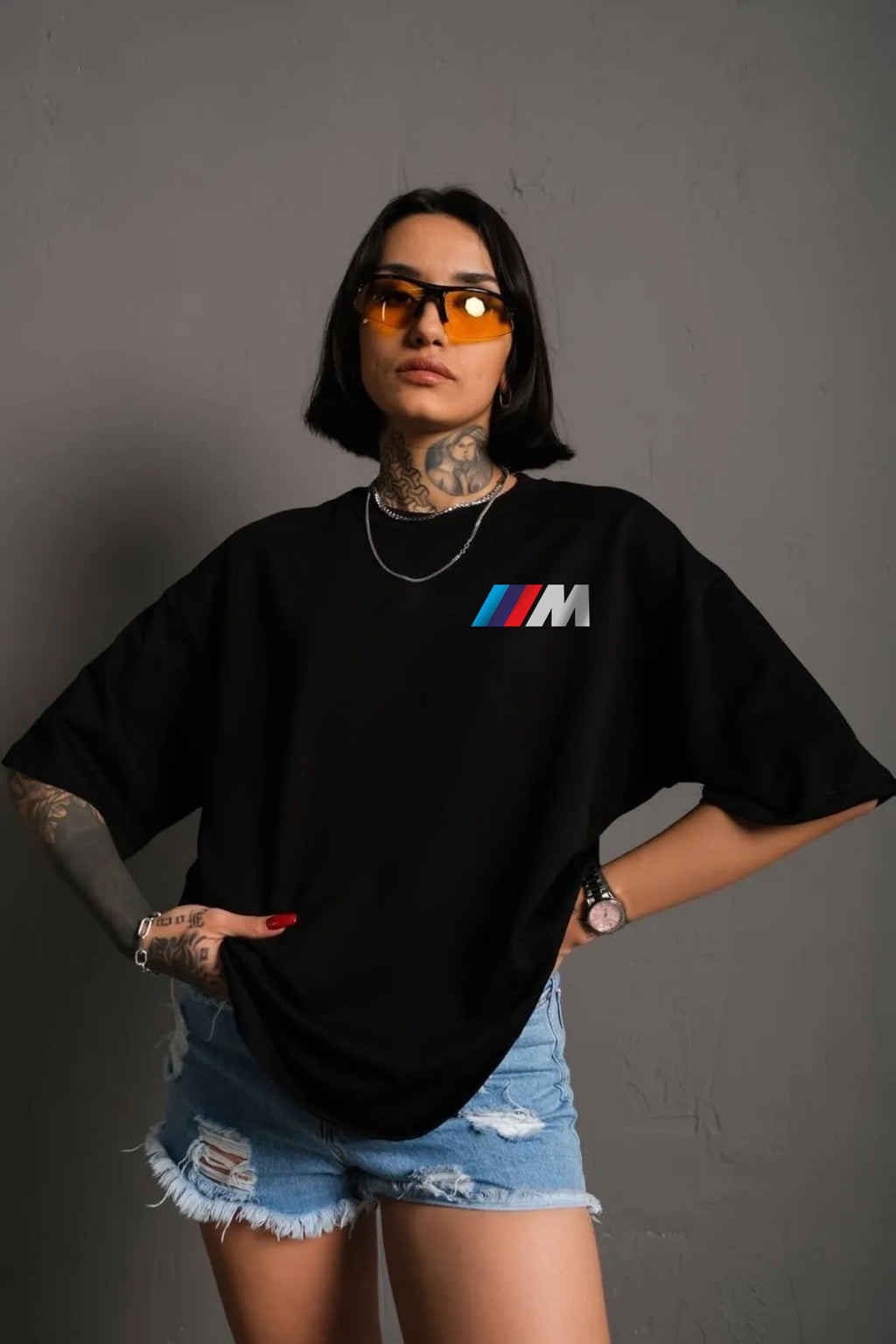 BMW E92 M3 Özel Tasarım Ön ve Sırt Baskılı Regular Unisex Tişört