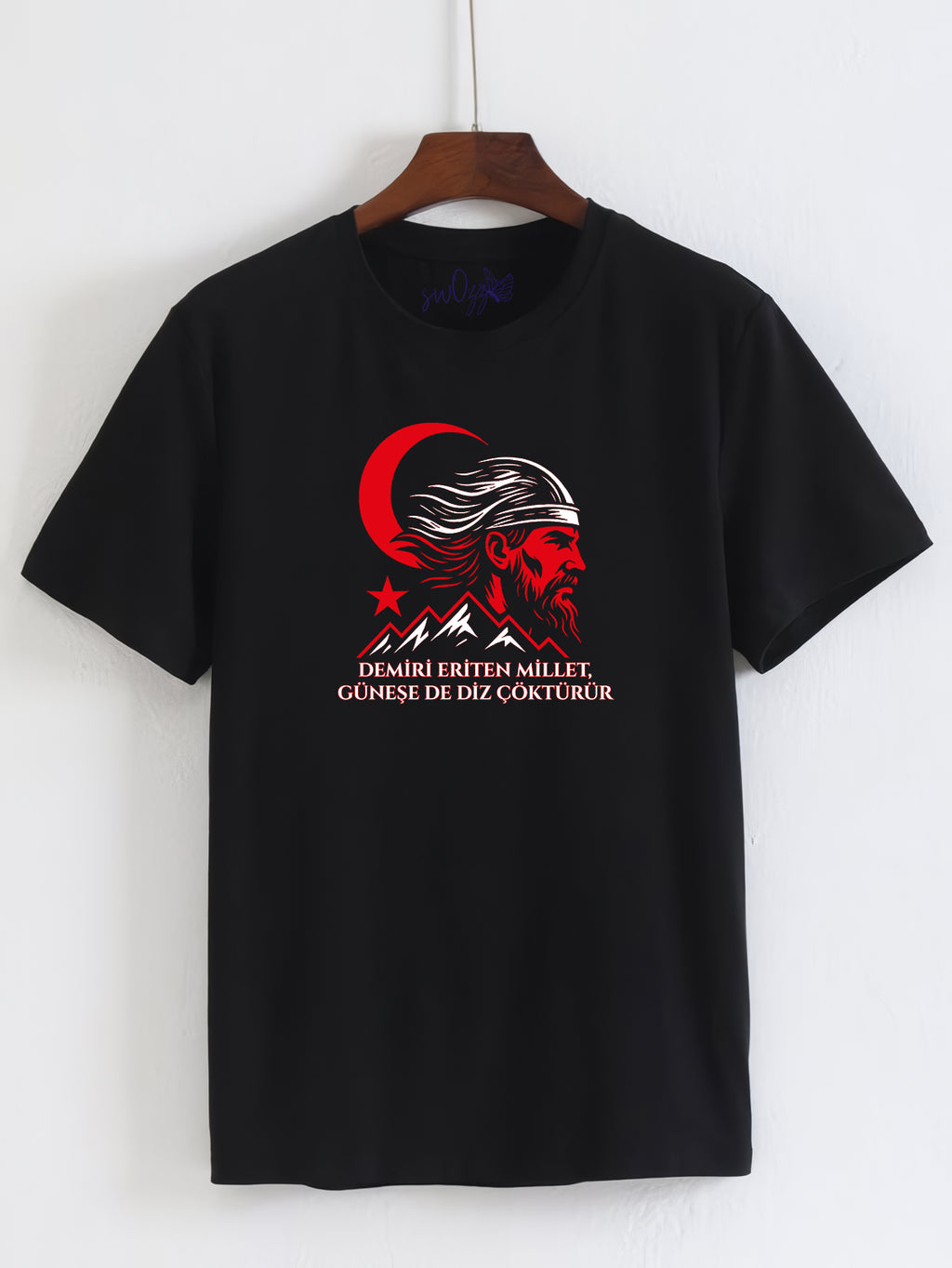 Türk Ergenekon Temalı Özel Tasarım Premium Regular Fit Unisex Tshirt | Tamga Koleksiyonu