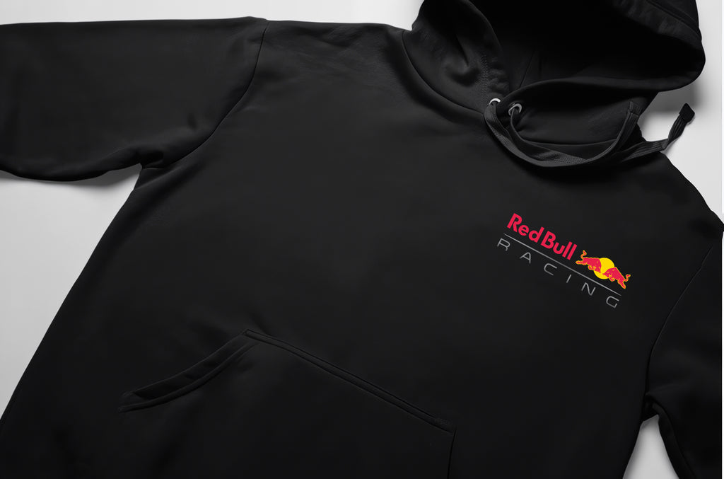 F1 Redbull Team ön ve sırt baskılı Siyah 3 Ip Kalın Kumaş Unisex Sweatshirt Hoodie