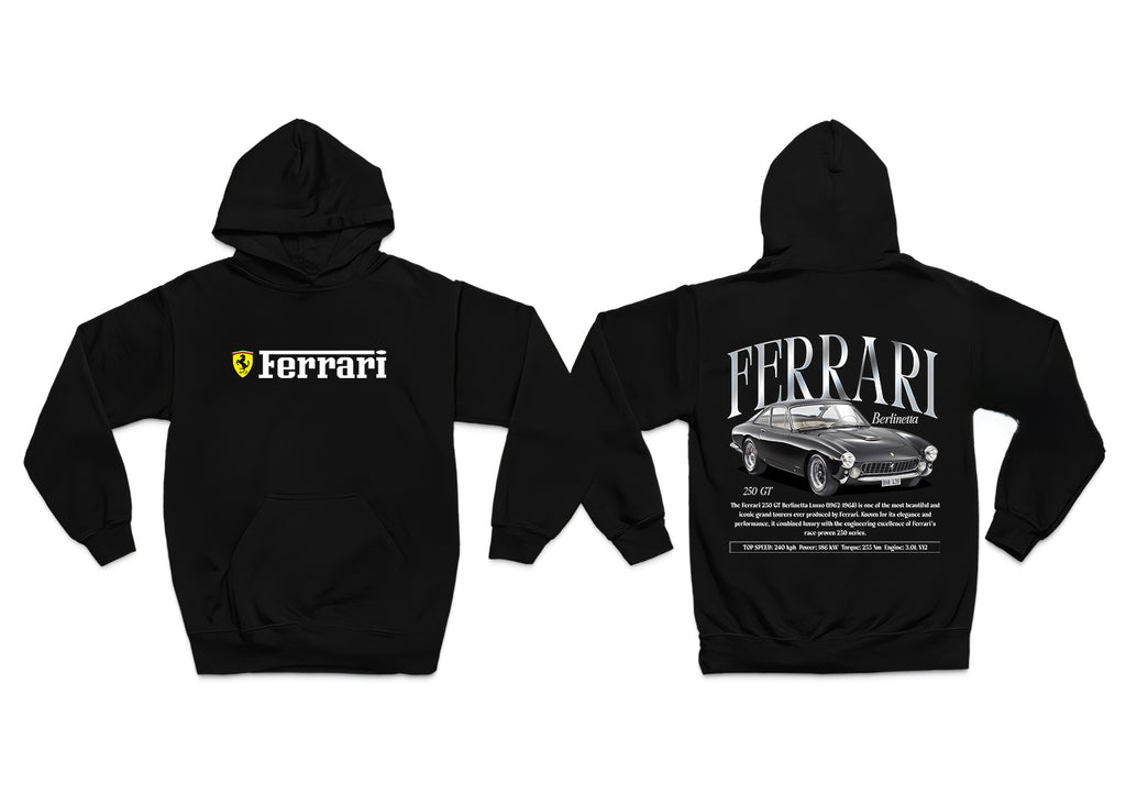 Ferrari Berlinetta 250 gt Unisex Sweatshirt  Baskılı 3 Ip Kalın Kumaş Hoodie