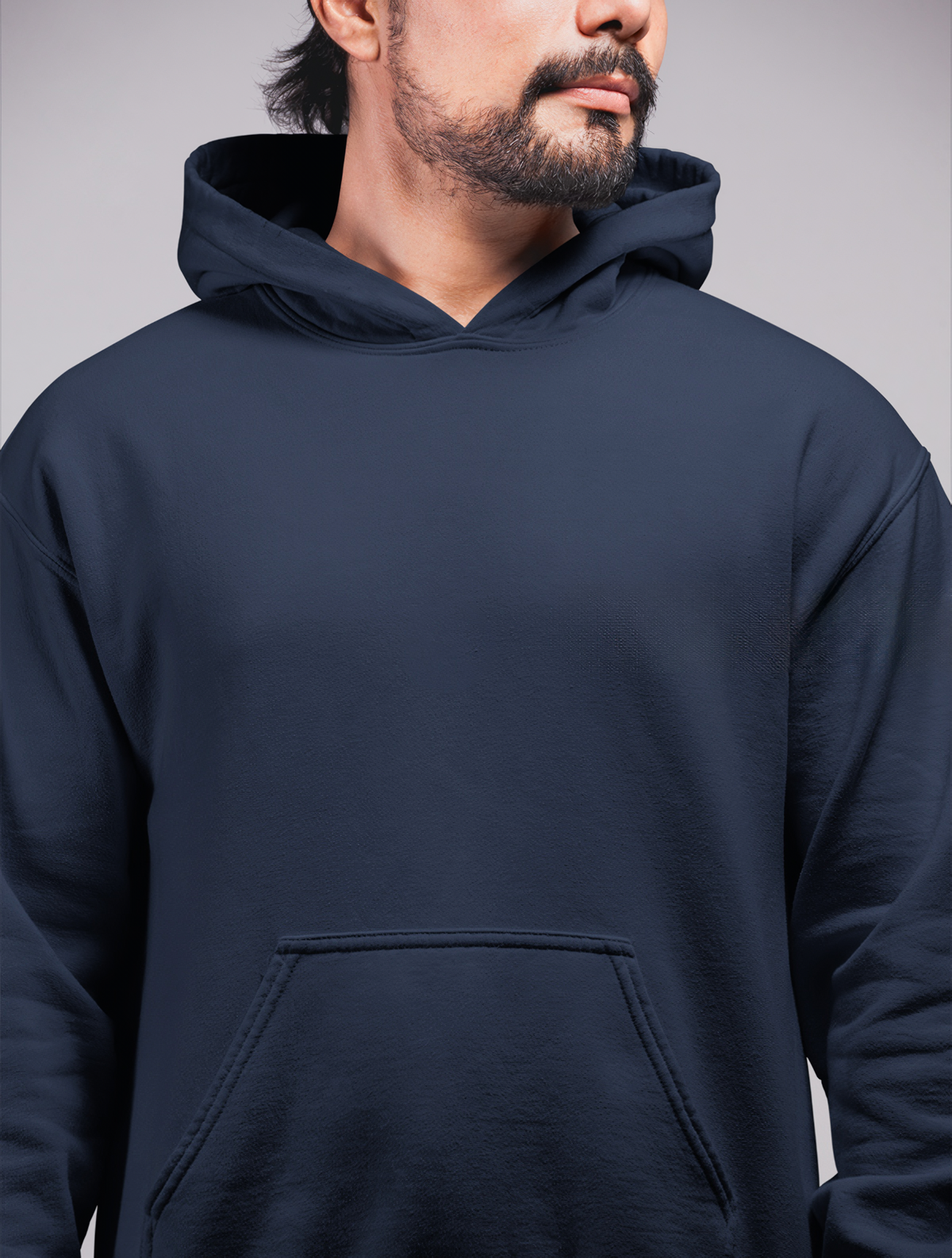 Petrol Mavisi Basic Regular Fit Hoodie – Unisex, Premium 3 İplik Şardonlu Kapüşonlu Sweatshirt