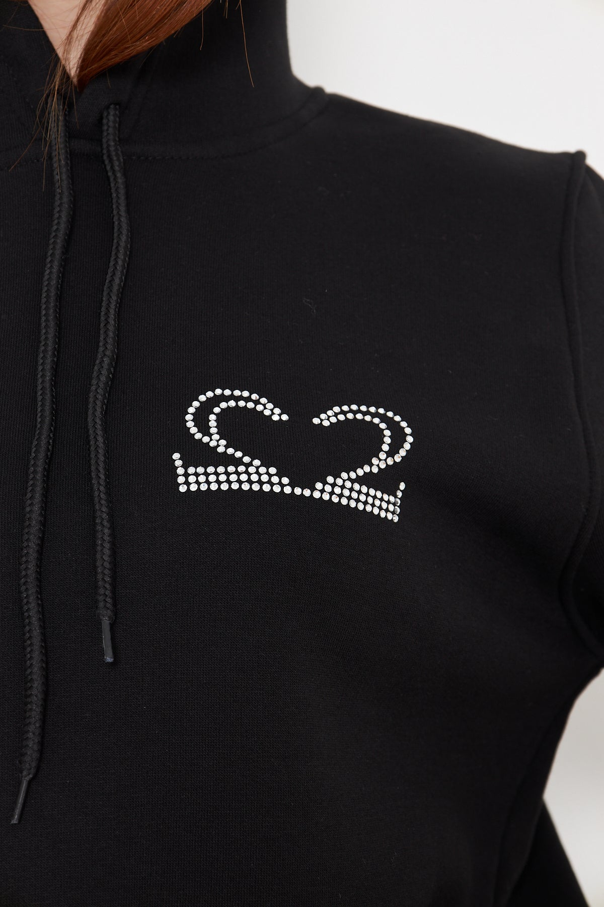 Taş Baskılı Unisex Oversize Motive Sweatshirt