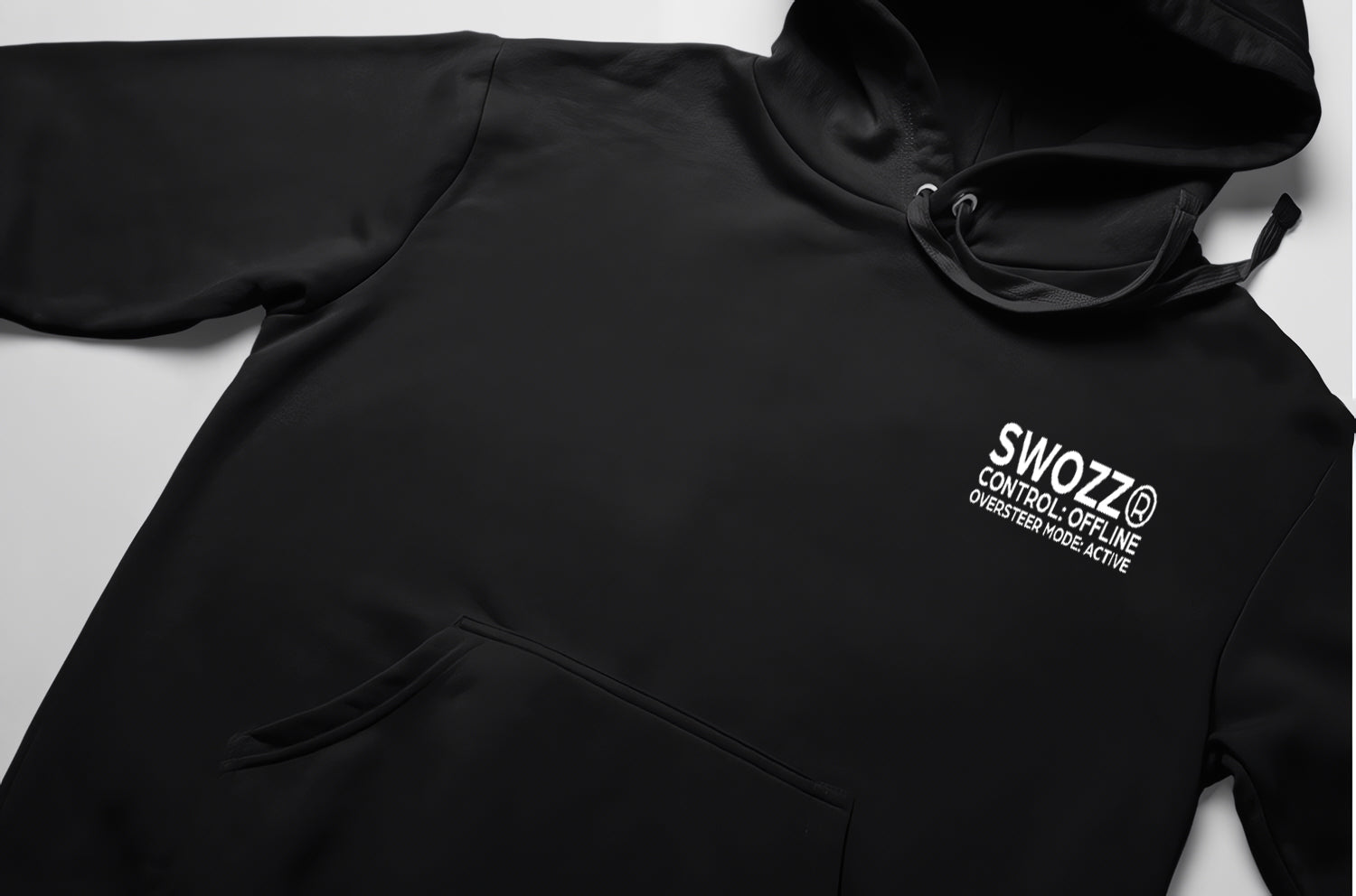 Oversteer Syndicate Hoodie – Speed Spirit Koleksiyonu, Unisex Oversize Kapüşonlu Sweatshirt, 3 İplik Şardonlu