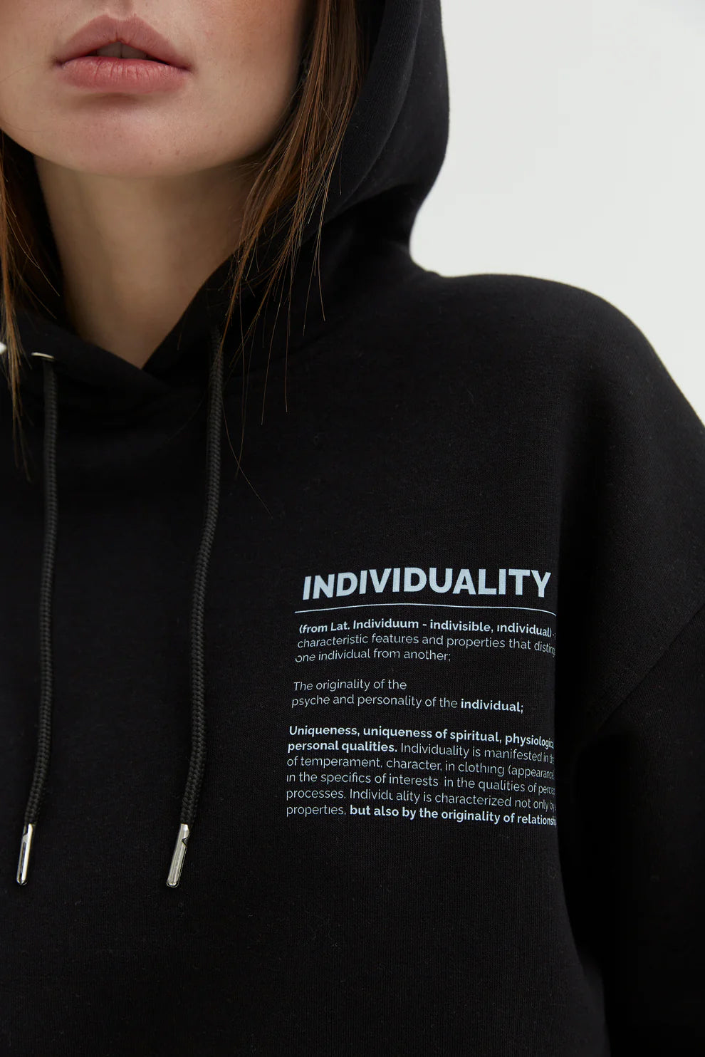 Personality Ön ve Sırt Baskılı Özel Tasarım Premium Unisex Oversize Hoodie Kapşonlu Sweatshirt