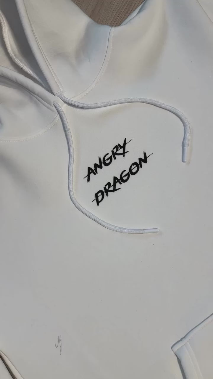 Angry Dragon Baskılı 3 iplik kalın kışlık Özel Tasarım Sweatshirt Hoodie