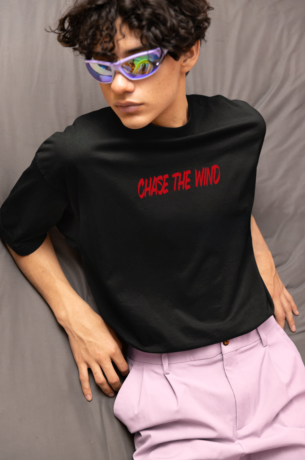 Yamaha R25 Tasarımlı Siyah Regular Unisex Tişört Chase the Wind Swozz Özel Serisi