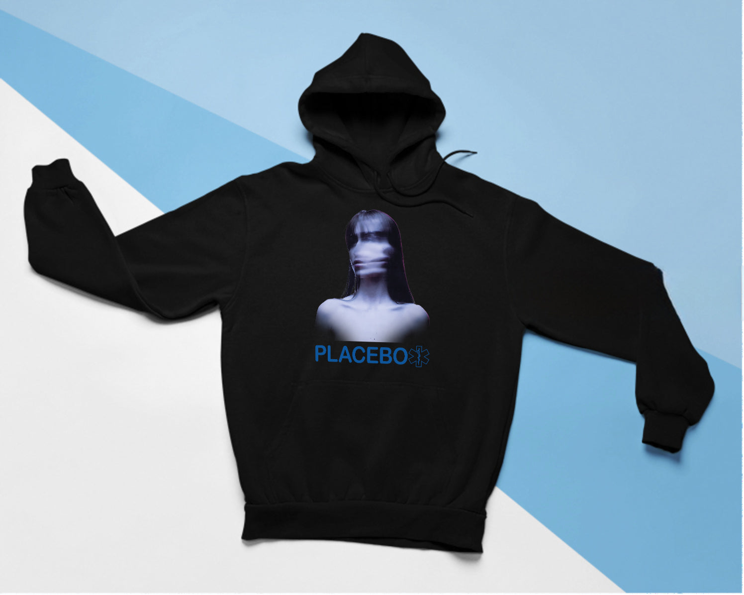 Placebo Baskılı 3 iplik kalın kışlık Özel Tasarım Unisex Oversize Sweatshirt Hoodie
