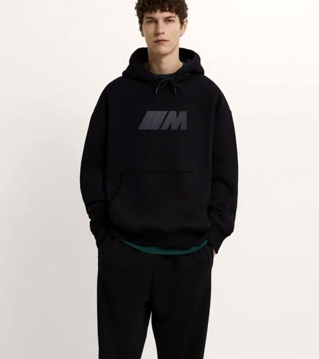 BMW M baskılı Unisex Oversize Sweatshirt 3 iplik kalın kışlık Özel Tasarım Hoodie