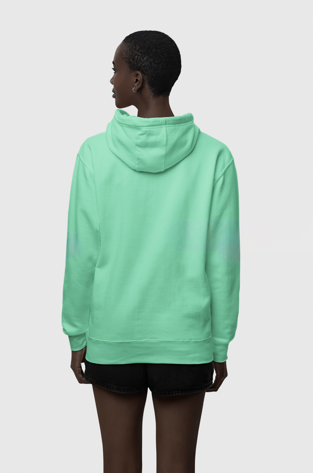 Su Yeşili  Basic Regular Fit Hoodie – Unisex, Premium 3 İplik Şardonlu Kapüşonlu Sweatshirt