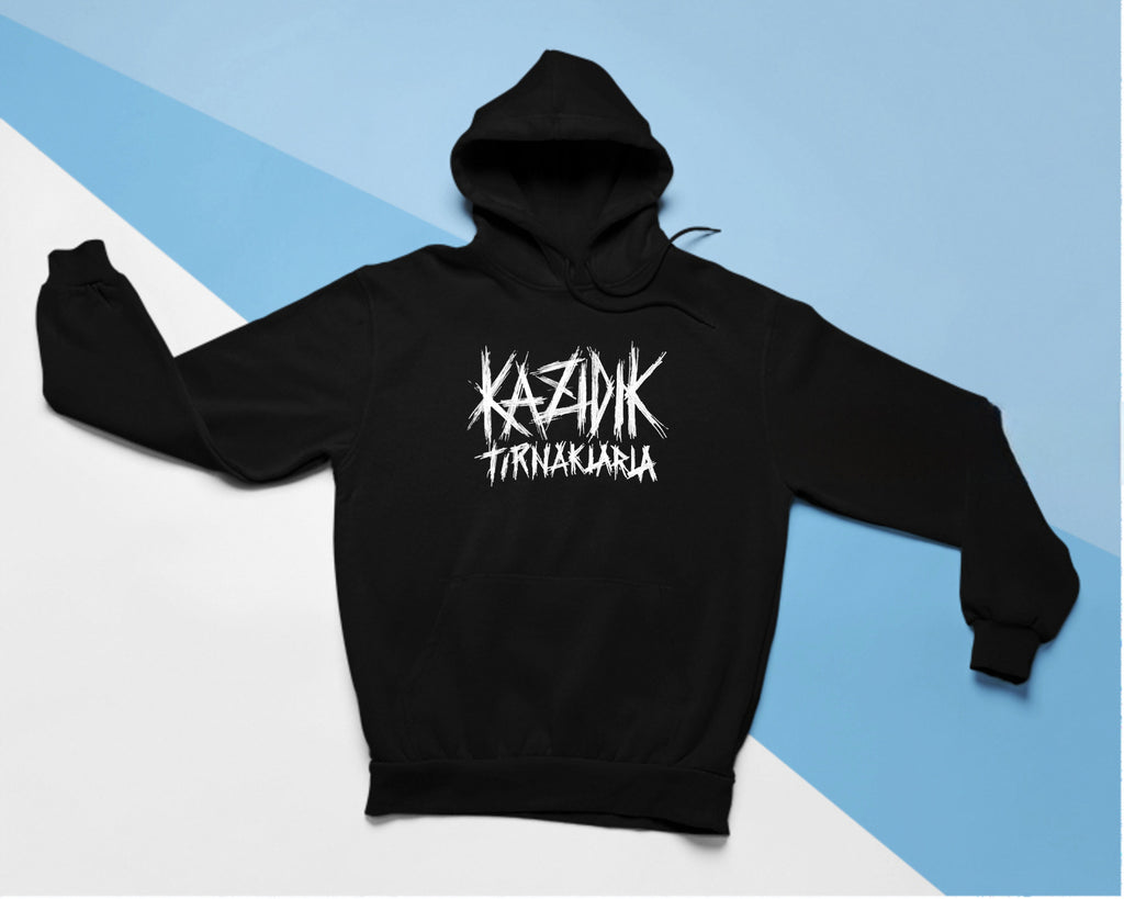 Kazdık Tırnaklarla Hoodie – Unisex Oversize Siyah