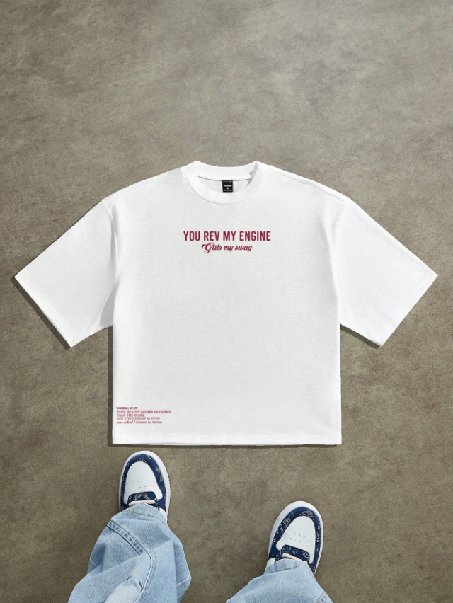 Love Damga Tasarımı Beyaz Unisex Özel Tasarım Premium Tişört | Sokak Stili Yazılı Model